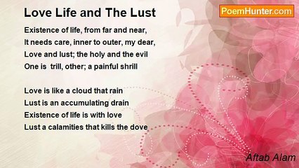 Aftab Alam - Love Life and The Lust