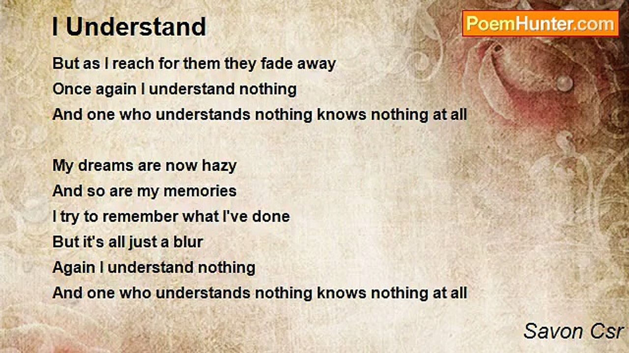 Savon Csr - I Understand