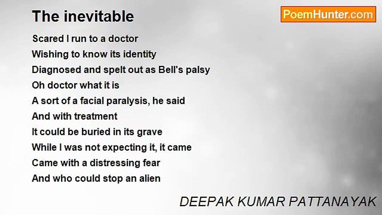 DEEPAK KUMAR PATTANAYAK - The inevitable