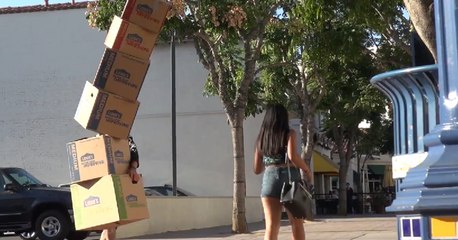 Falling Box Prank