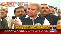 Shah Memhood Qureshi Media Talk at Parliament 29th October 2014 News Today Pakistan 29-10-2-14