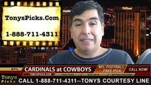 Dallas Cowboys vs. Arizona Cardinals Free Pick Prediction NFL Pro Football Odds Preview 11-2-2014