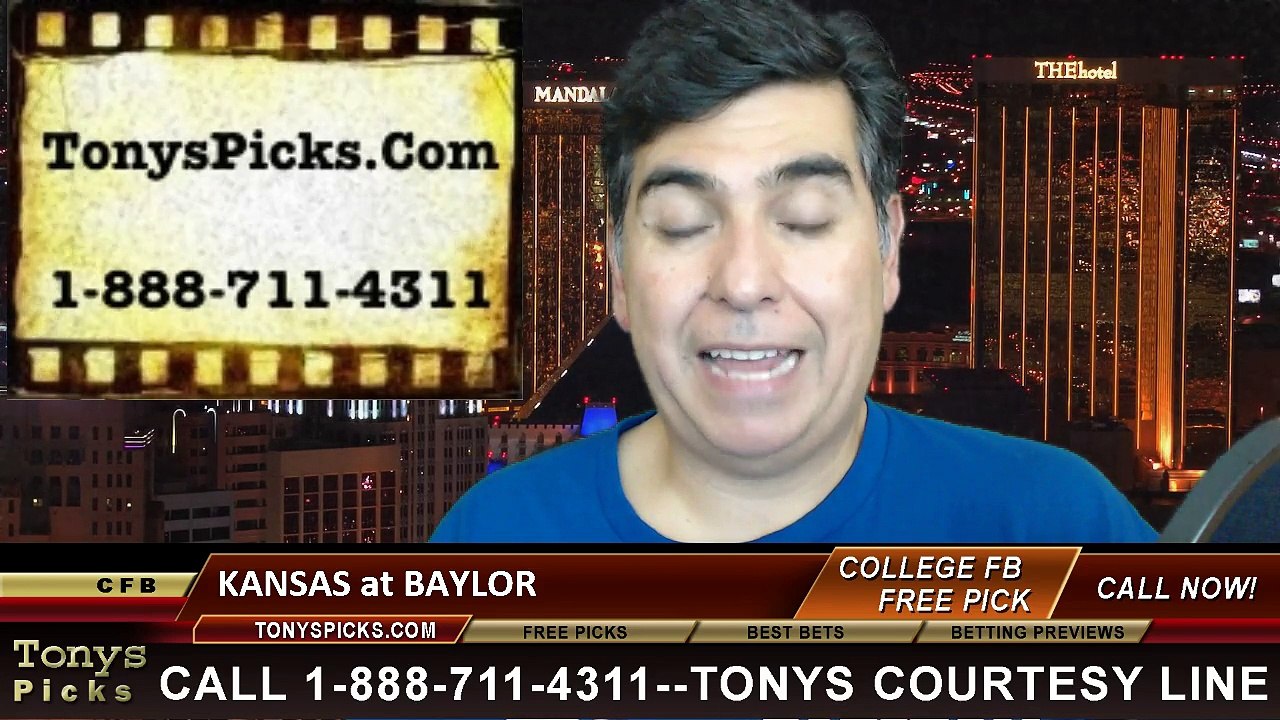 Baylor Bears vs. Kansas Jayhawks Free Pick Prediction NCAA College Football Betting Odds Preview 11-1-2014