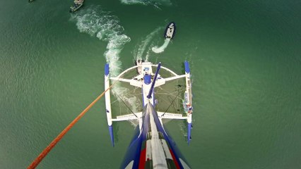 Route du Rhum - Jour 5 - Le Maxi Solo Banque Populaire VII à quai !