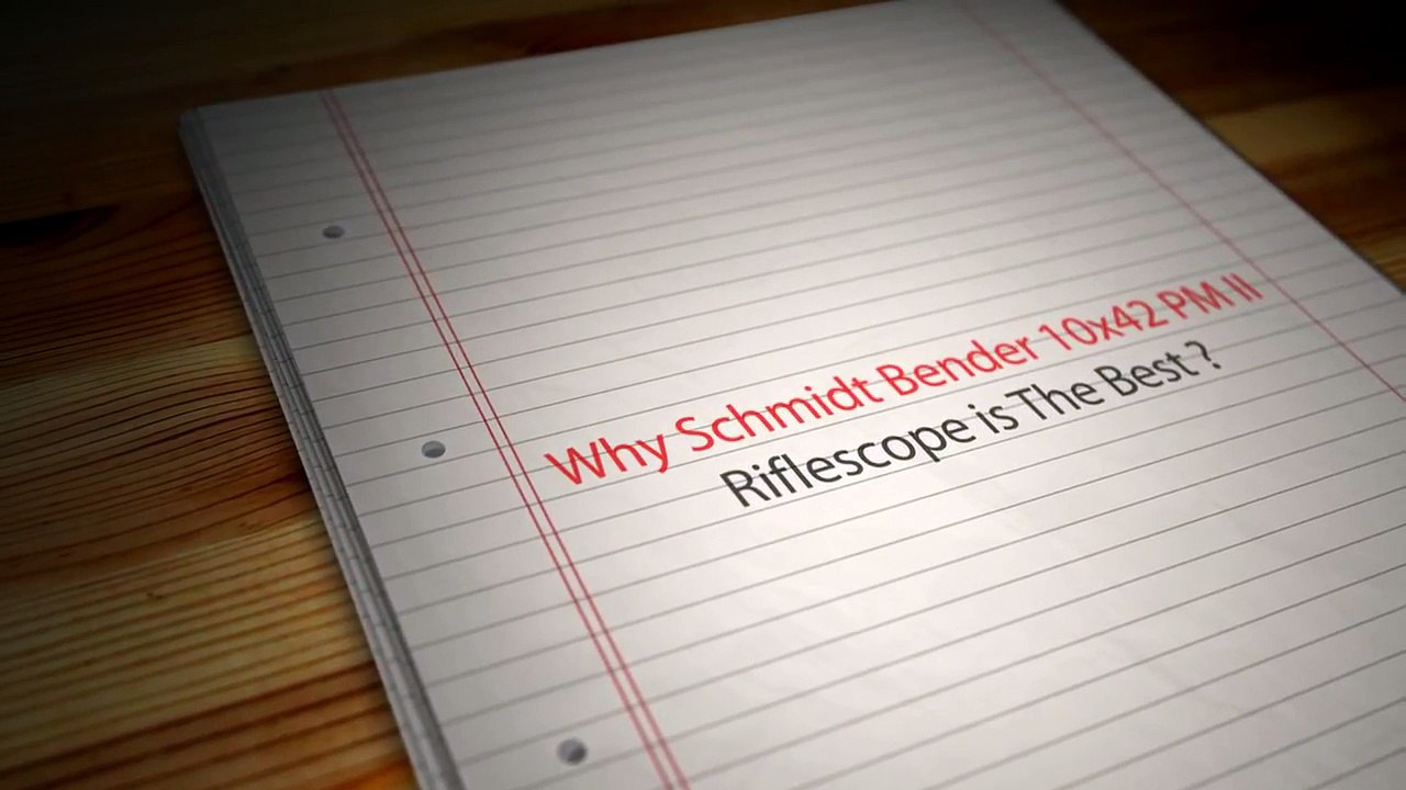 Buy Schmidt & Bender 10x42 PM II Riflescope Only At OpticAuthority