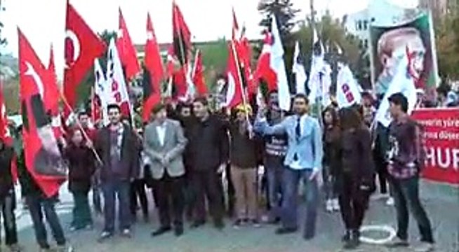 TGB ATATÜRK ANITI ÖNÜNDE CUMHURİYET BAYRAMINI KUTLADI