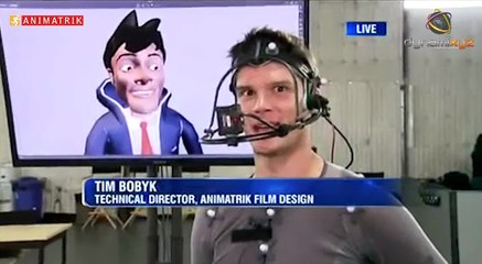 Animatrik's live motion capture using Dynamixyz' Performer Solution [face]