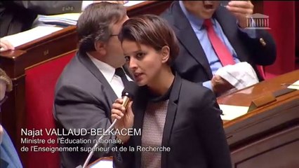 Fonds d'amorçage : Question au Gouvernement et réponse de Najat Vallaud-Belkacem