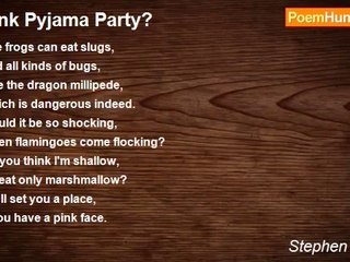 Stephen Katona - Pink Pyjama Party?
