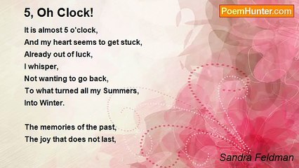 Sandra Feldman - 5, Oh Clock!