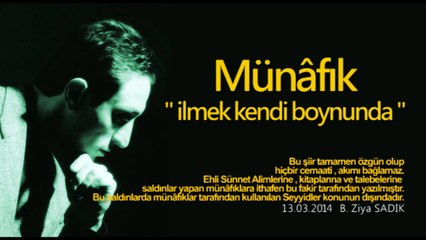 Münafık İlmek Kendi Boynunda