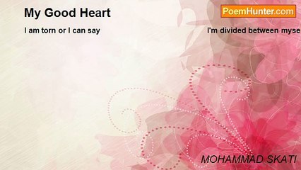 MOHAMMAD SKATI - My Good Heart