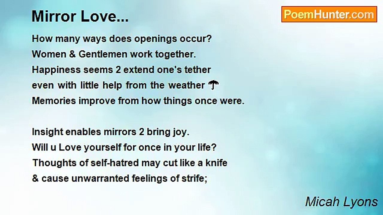 Micah Lyons - Mirror Love...