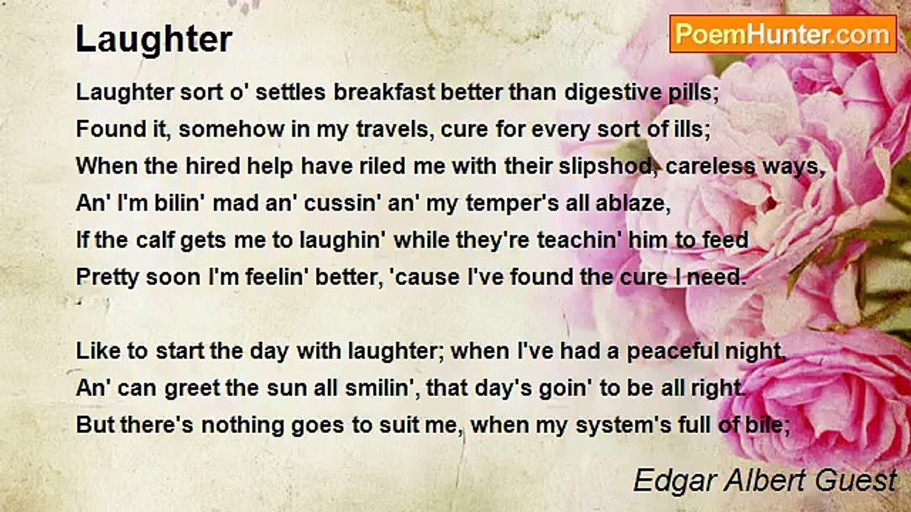 Edgar Albert Guest - Laughter