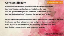 Edgar Albert Guest - Constant Beauty