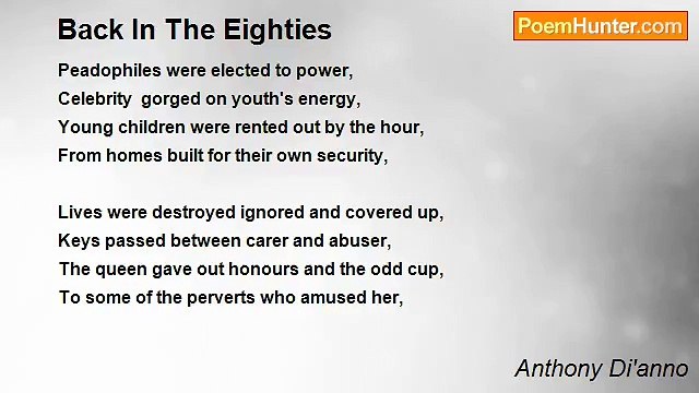 Anthony Di'anno - Back In The Eighties