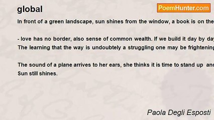 Paola Degli Esposti - global