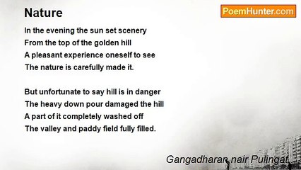 Gangadharan nair Pulingat.. - Nature