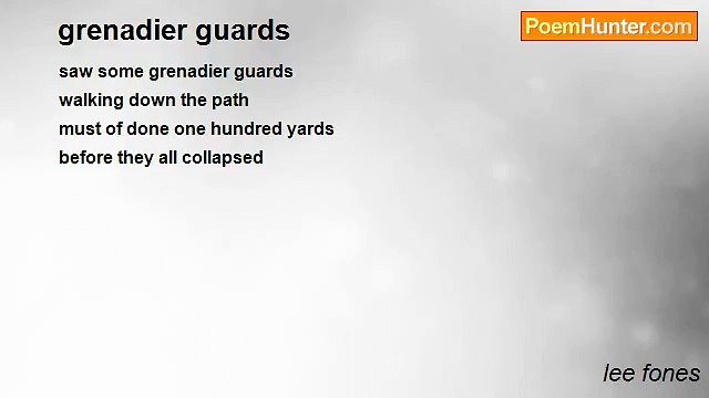 lee fones - grenadier guards