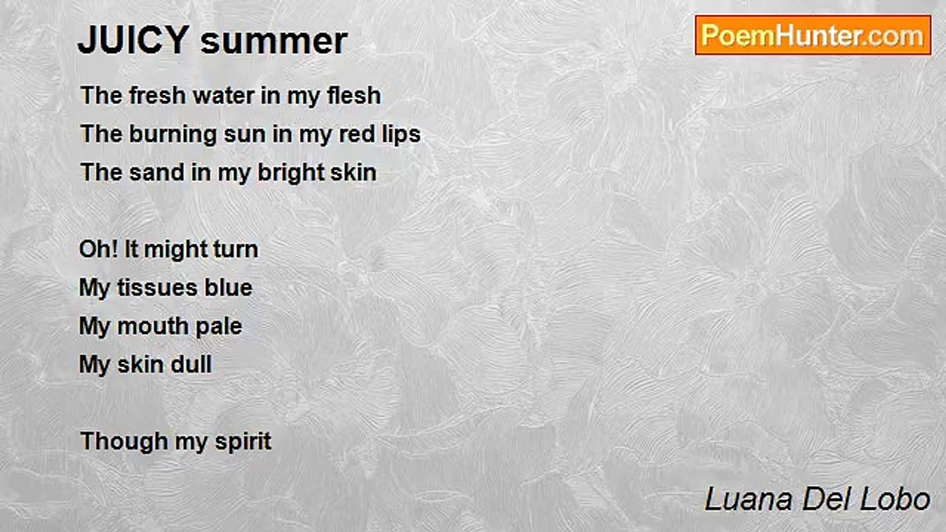 Luana Del Lobo - JUICY summer