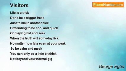 George Egba - Visitors