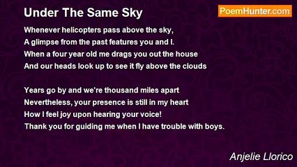 Anjelie Llorico - Under The Same Sky