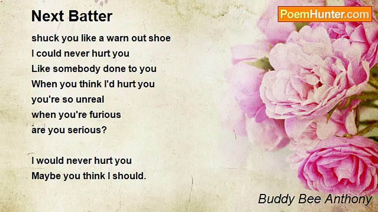 Buddy Bee Anthony - Next Batter