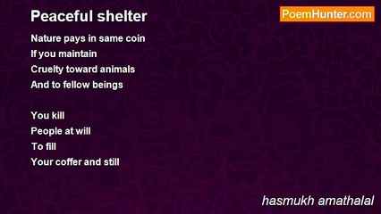 hasmukh amathalal - Peaceful shelter