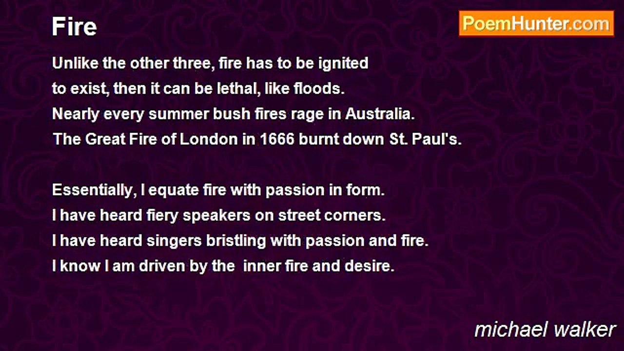 michael walker - Fire