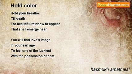 hasmukh amathalal - Hold color