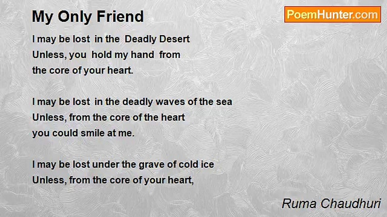 Ruma Chaudhuri - My Only Friend