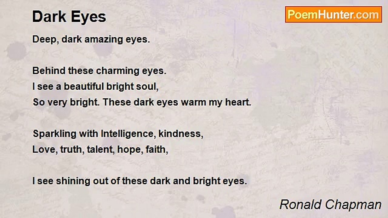 Ronald Chapman - Dark Eyes