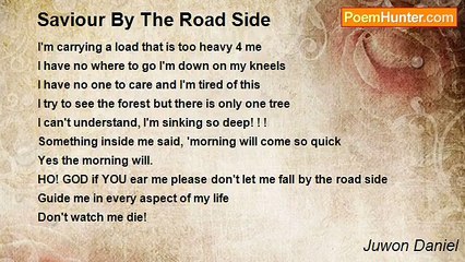Juwon Daniel - Saviour By The Road Side
