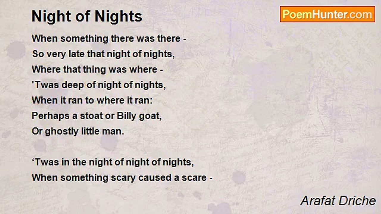 Arafat Driche - Night of Nights