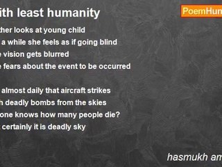 hasmukh amathalal - With least humanity
