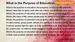 umaprosad das - What is the Purpose of Education and Progress
