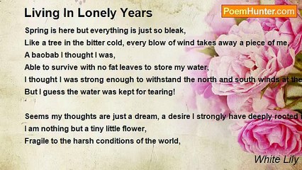 White Lily - Living In Lonely Years