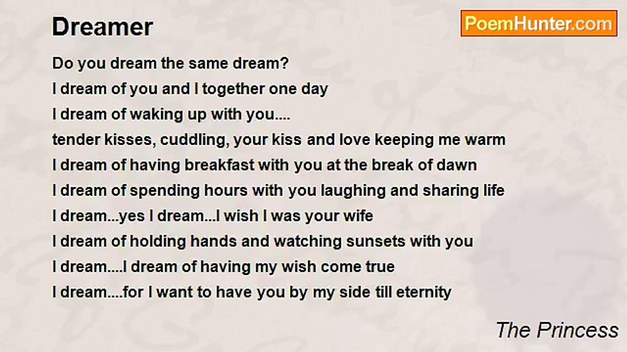 The Princess is - Dreamer