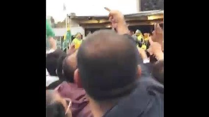 Footage of people abusing Bilawal in London during Kashmir Million March