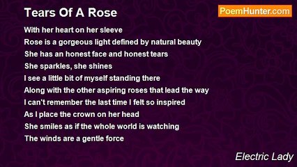 Electric Lady - Tears Of A Rose