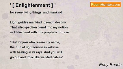 Ency Bearis - ' [ Enlightenment ] '