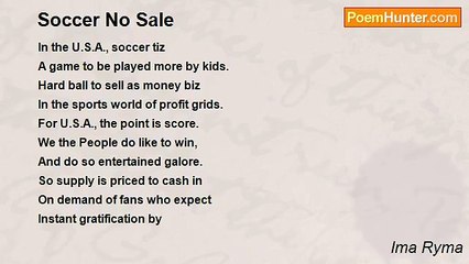 Ima Ryma - Soccer No Sale