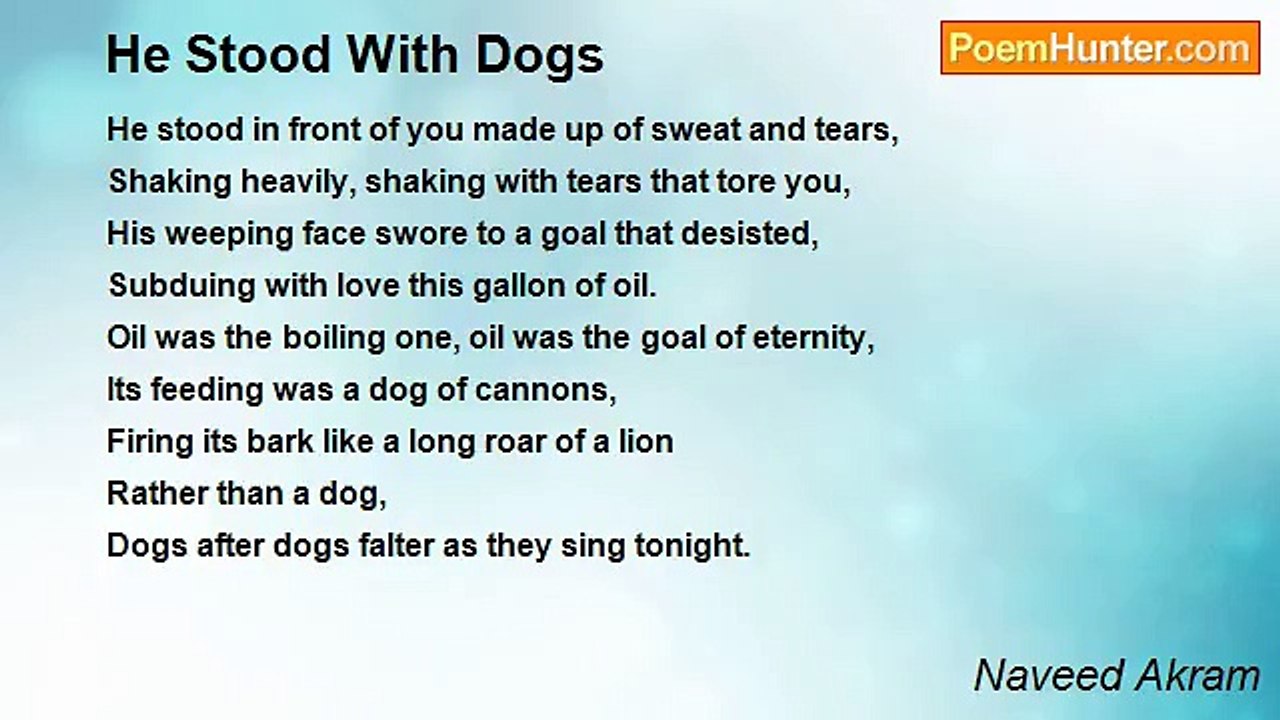 Naveed Akram - He Stood With Dogs