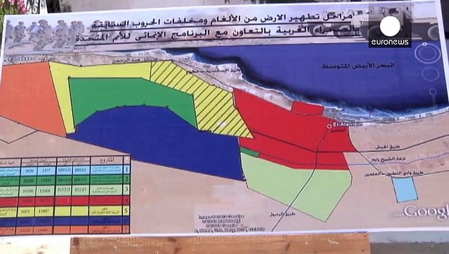 برنامج اوروبي - اممي لازالة الالغام من الصحراء الغربية المصرية