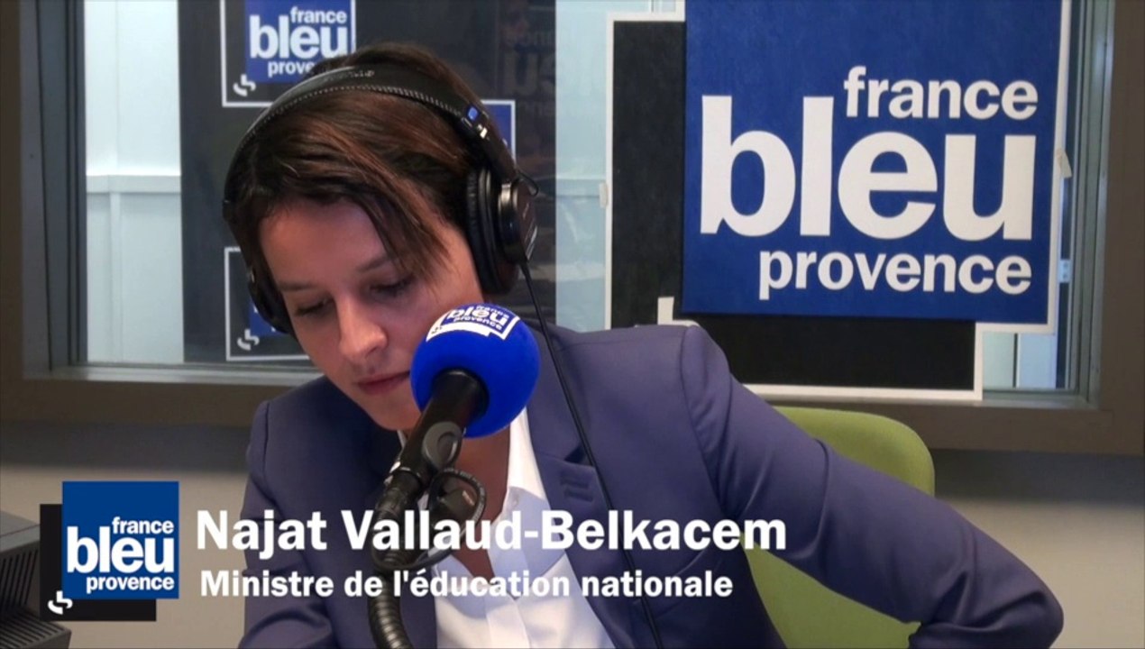 Rythmes scolaires : Najat Vallaud-Belkacem répond aux auditeurs de France Bleu Provence