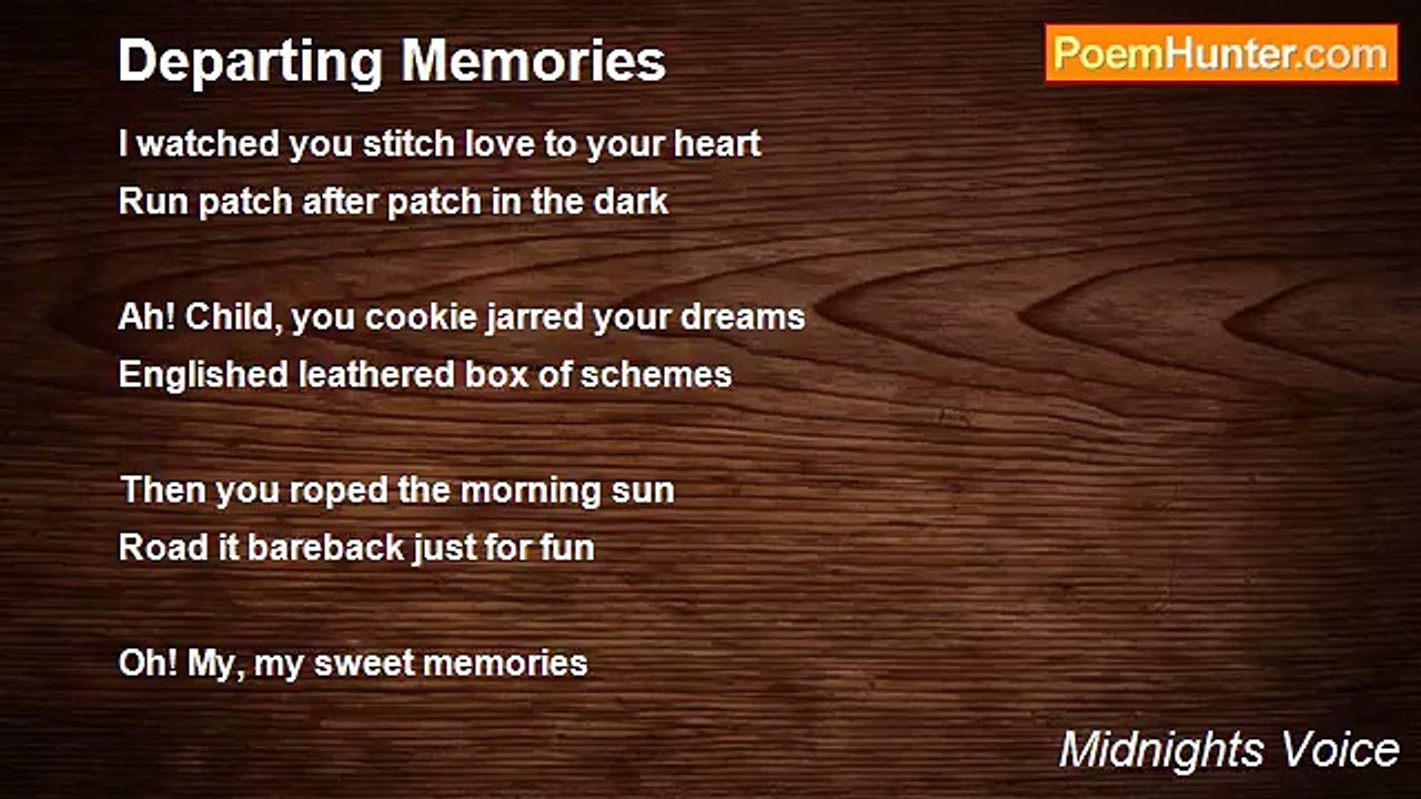 Midnights Voice - Departing Memories
