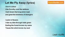 Leah Ayliffe - Let Me Fly Away (lyrics)