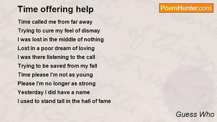 Guess Who - Time offering help