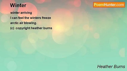Heather Burns - Winter
