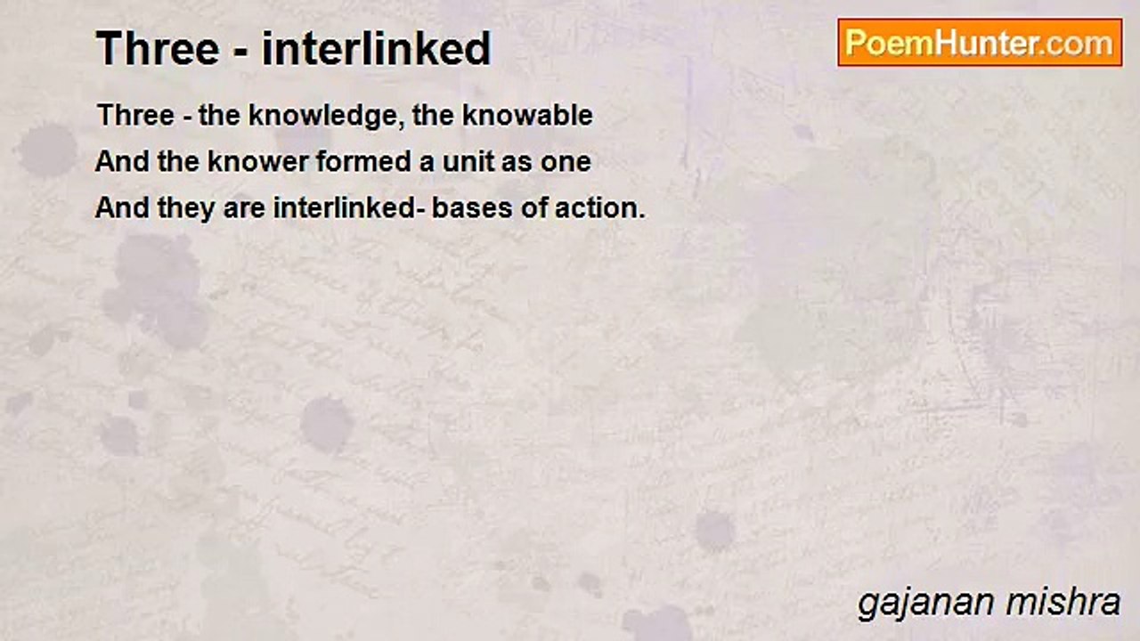 gajanan mishra - Three - interlinked